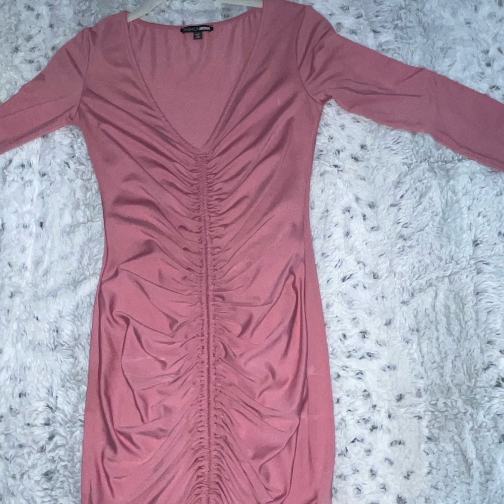 Pink Fashion Nova Dress -